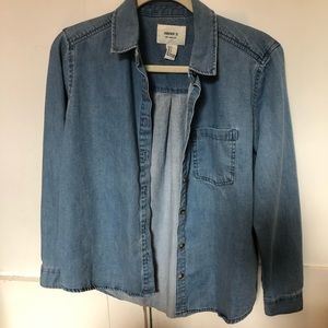 NWOT F21 Jean Shirt